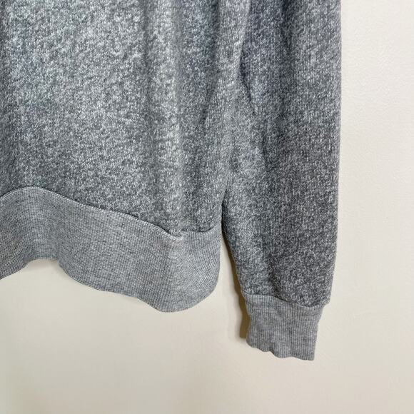 Aritzia Community Cotton French Terry Sweatshirt XSmall XS Gray Long Sleeve - Picture 4 of 7